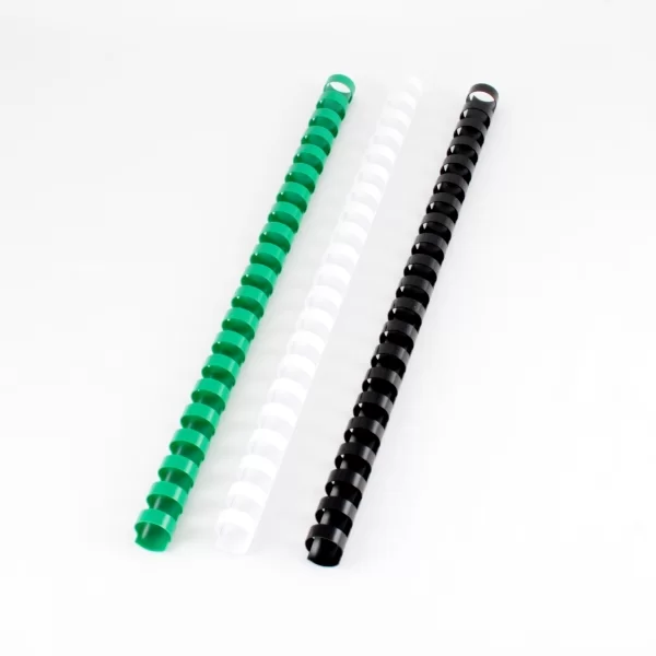 Inele din plastic ARGO A4, 28mm, 10 bucati, negru