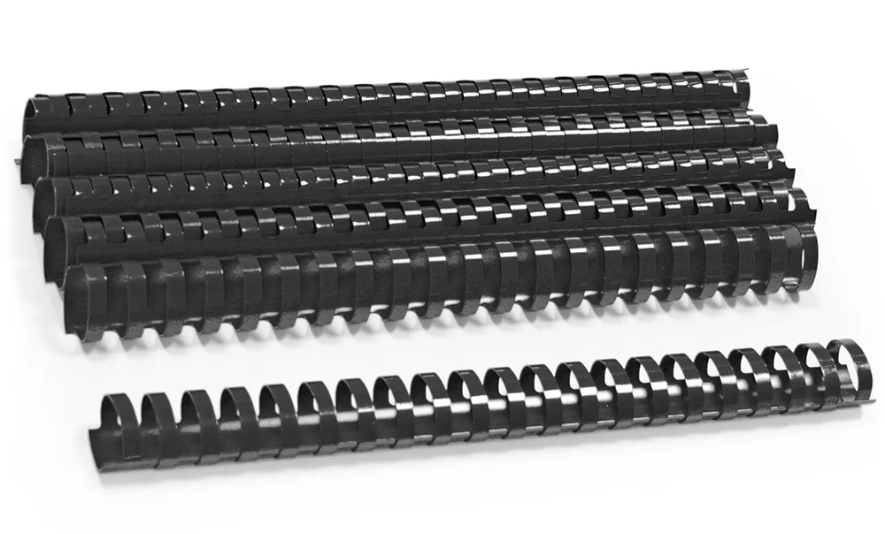 Inele din plastic ARGO A4, 28mm, 10 bucati, negru
