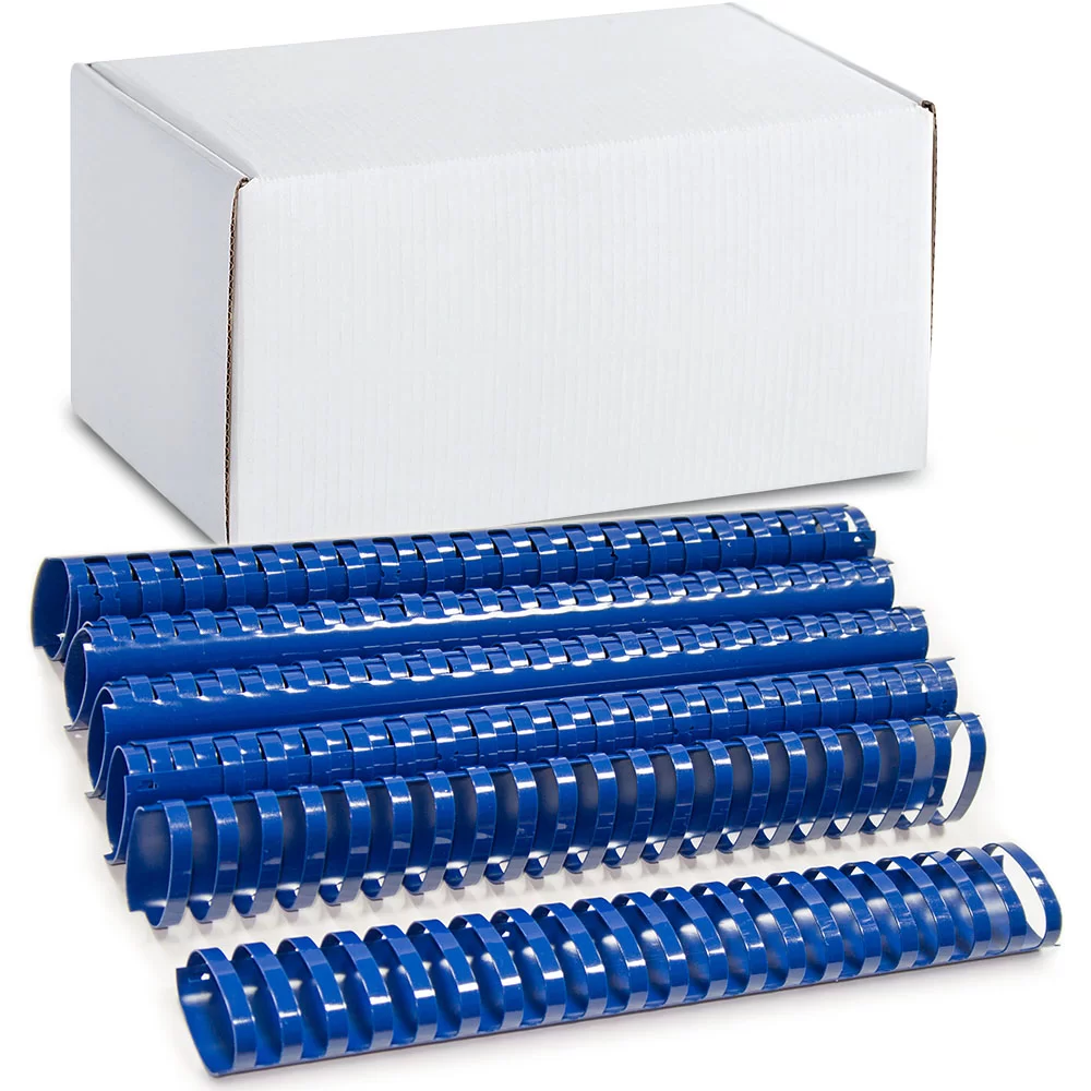 Inele din plastic ARGO A4, 45mm, 50 bucati oval albastru