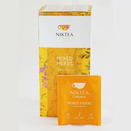 Ceai NIKTEA Mixed Herbs, 25 pachetele de 1.75gr