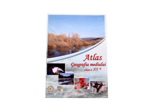 Atlas geografic clasa 12, rom.