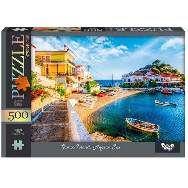 Puzzle DANKO TOYS, Samos Island, 500 piese