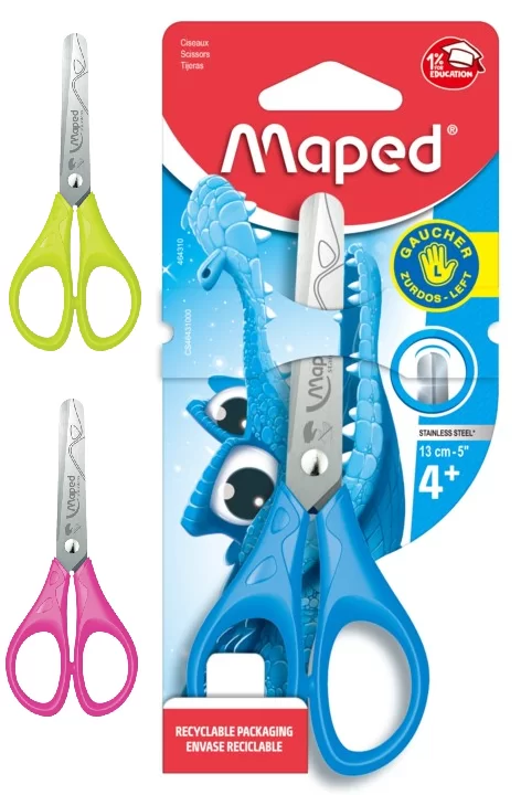 Foarfece MAPED Essentials Pulse, stinga, 13cm, blister
