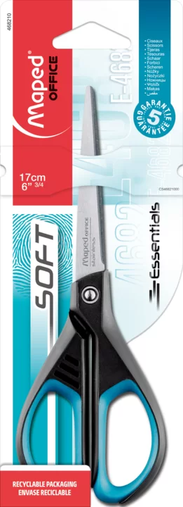 Foarfeca MAPED Essentials Soft, 17cm, blister