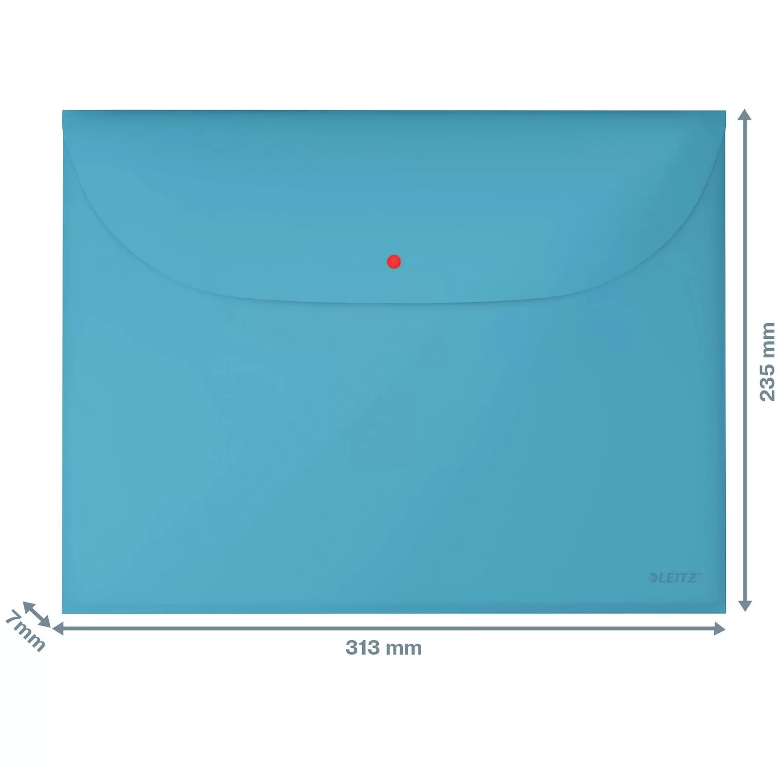 Mapa cu capsa LEITZ Cosy A4, 200mic, 3 bucati, albastra
