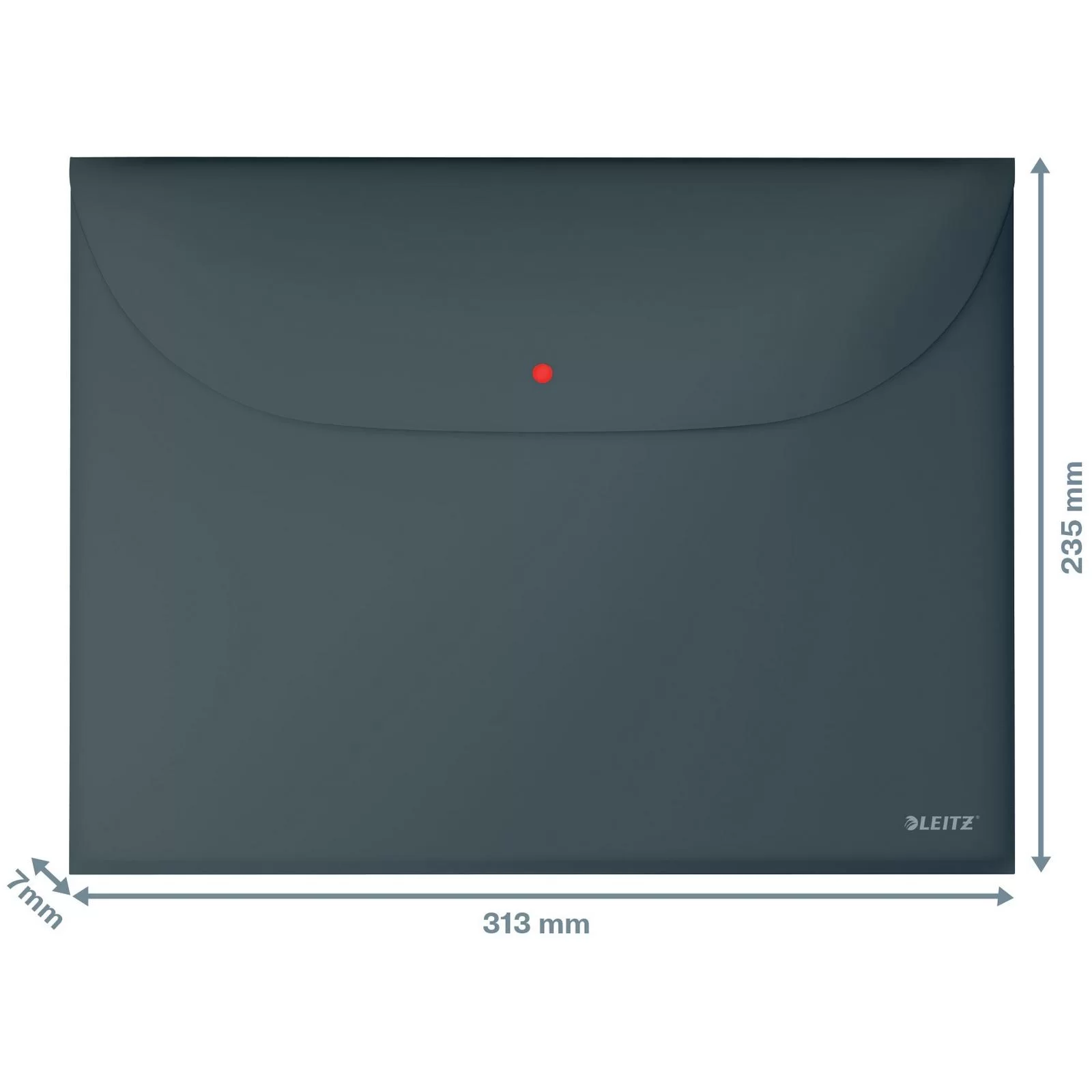 Mapa cu capsa LEITZ Cosy A4, 200mic, 3 bucati, gri