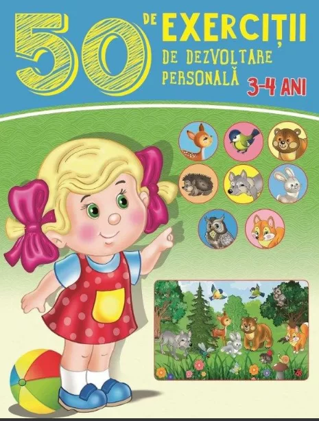 Cartea 50 de exercitii de dezvoltare personala, 3-4 ani