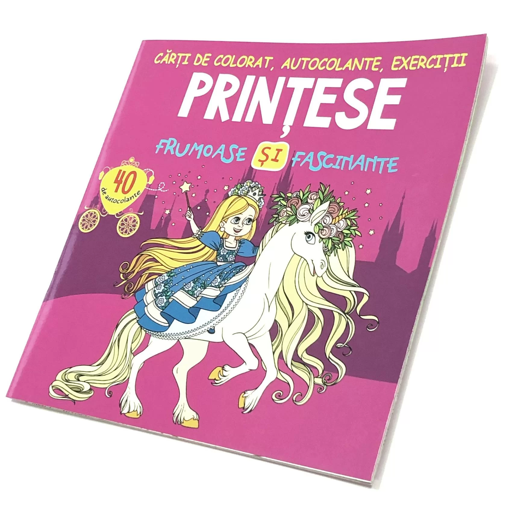 Cartea 40 de autocolante. Printese frumoase si fascinant