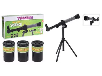 Jucarie "Telescop" si 3 lentile: 20X, 30X, 40X 