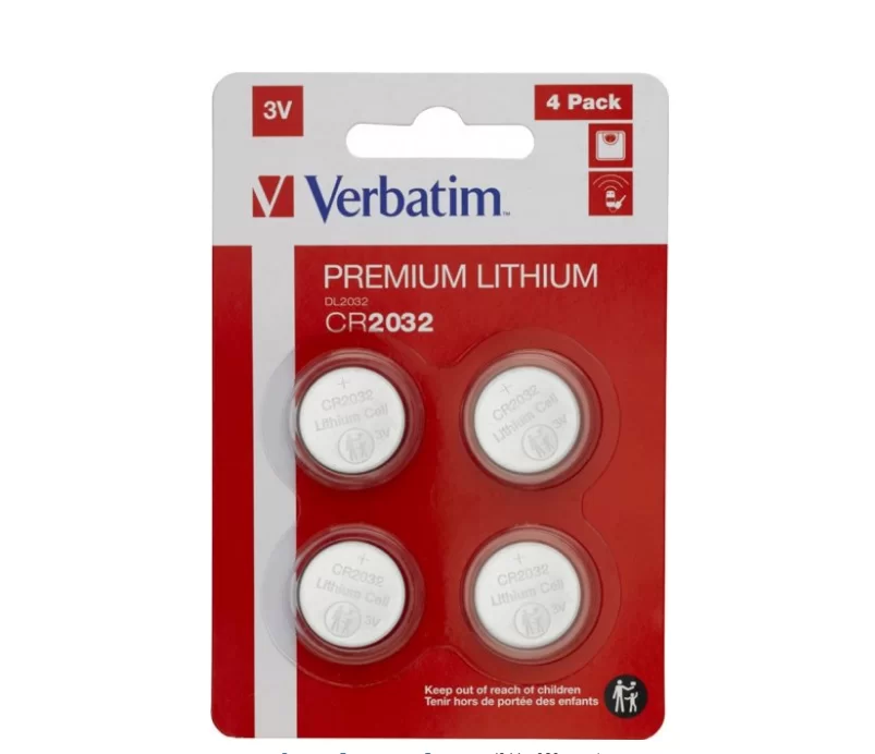 Baterie VERBATIM CR2032, 4 bucati