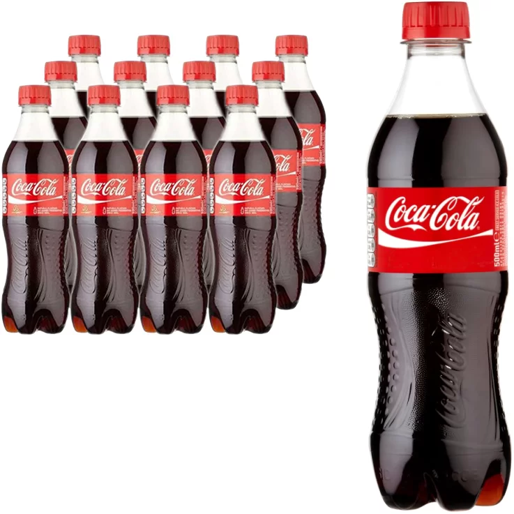 Apa COLA-COLA, 0.5l, carbogazoasa, 12 bucati