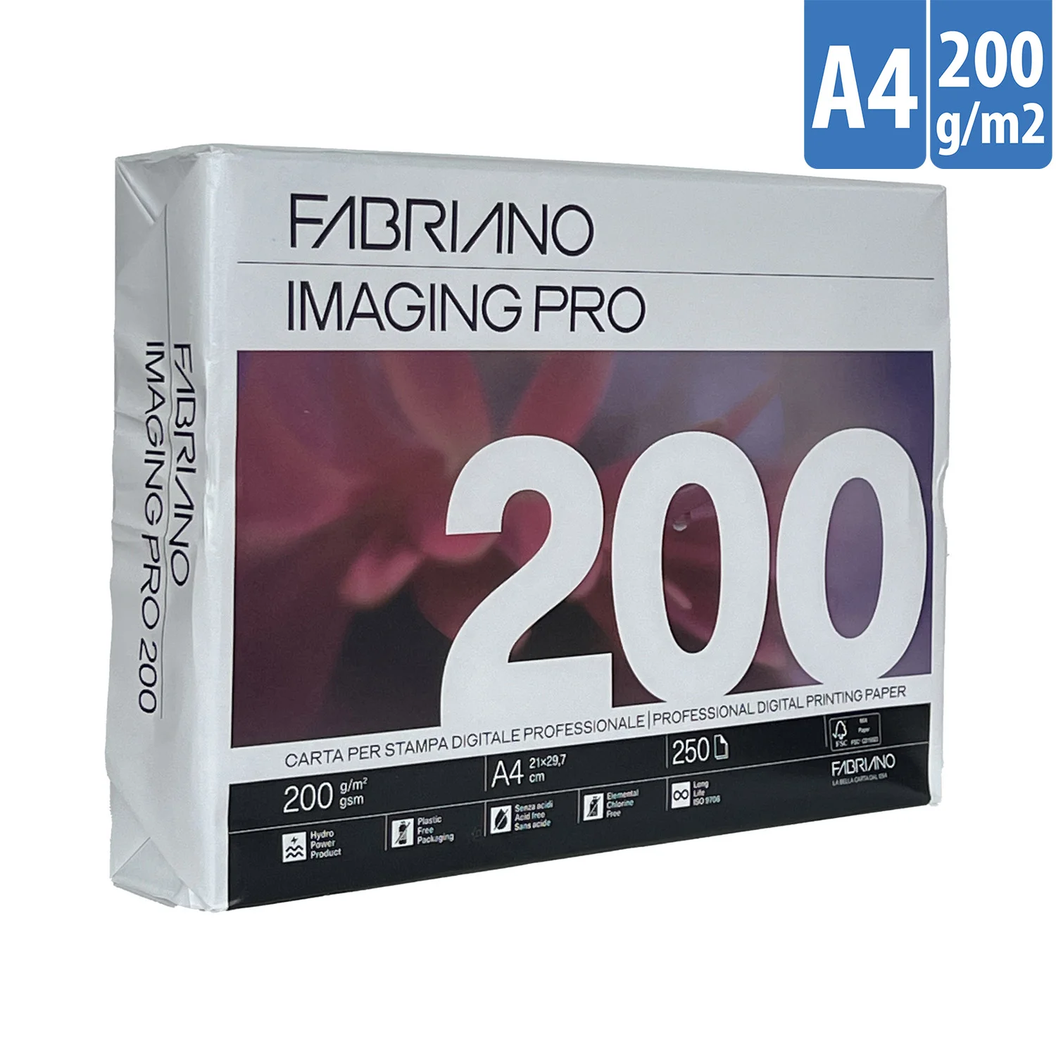 Hartie FABRIANO Imaging Pro A4, 200g/m2, 250 foi
