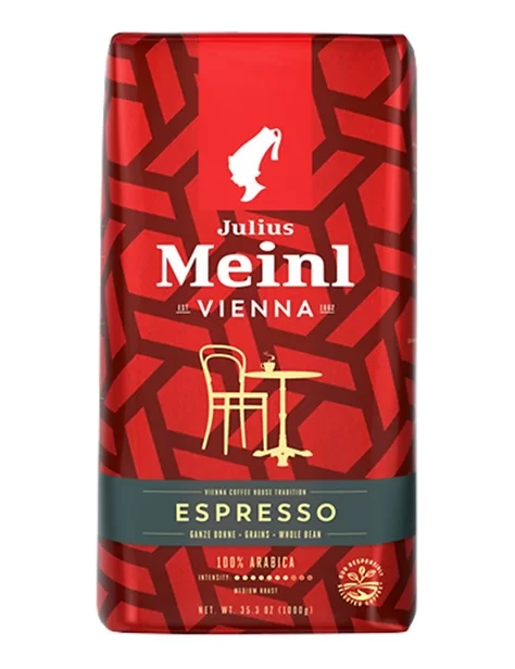 Кофе JULIUS Vienna Espreso, зерна, 1 кг