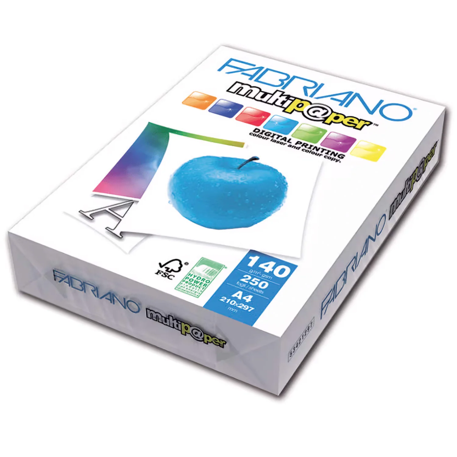 Hartie FABRIANO Multipaper A4, 140g/m2, 250 foi