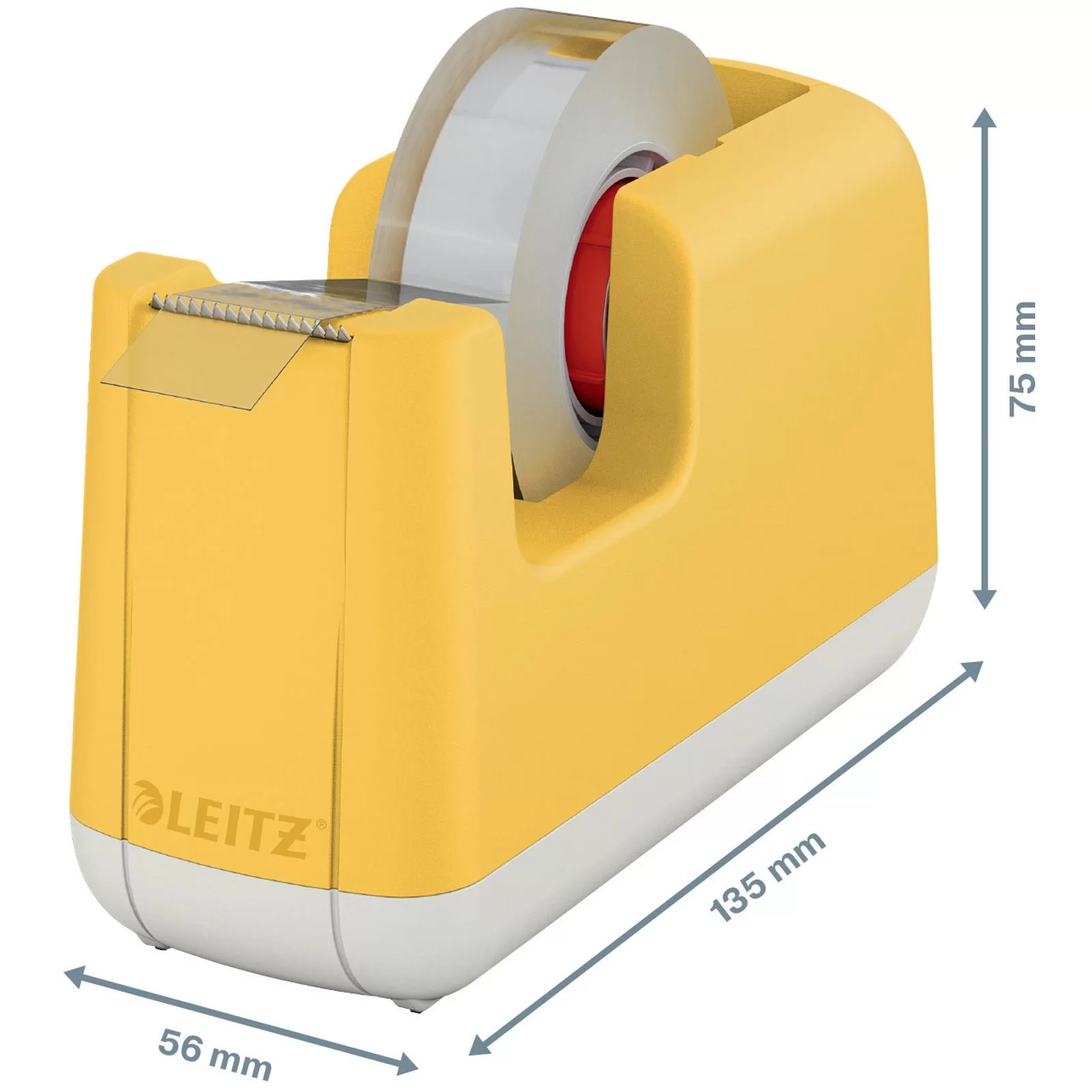 Dispenser banda adeziva LEITZ Cosy, 30m, galben