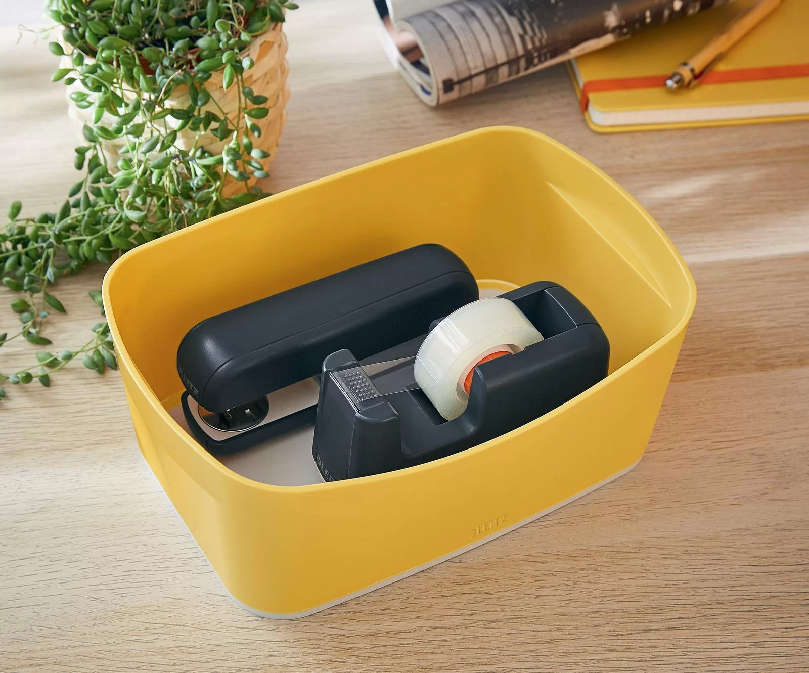 Dispenser banda adeziva LEITZ Cosy, 30m, gri