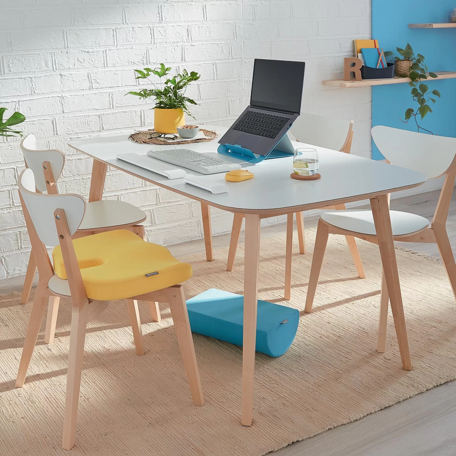 Suport p-u picioare LEITZ Cosy, albastru
