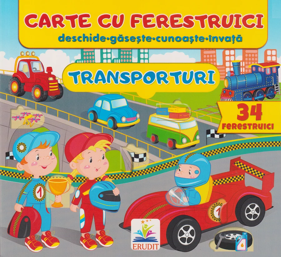 Cartea cu ferestruici Transporturi