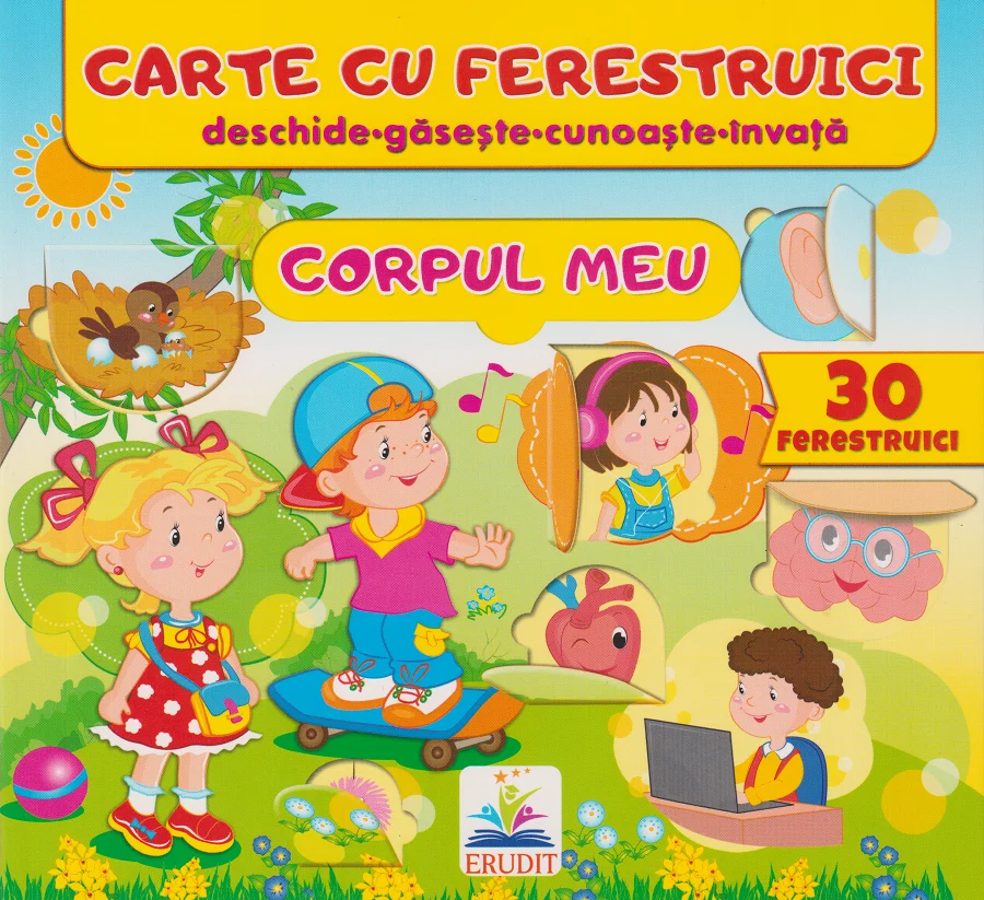 Cartea cu ferestruici Corpul meu