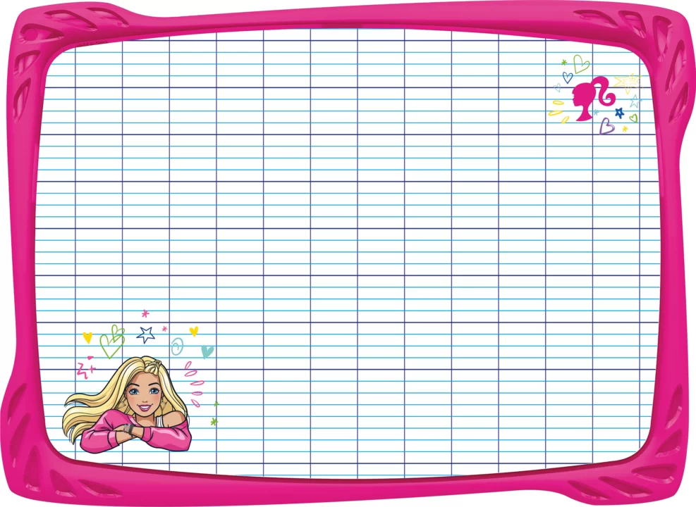 Tabla dubla MAPED Barbie cu accesorii