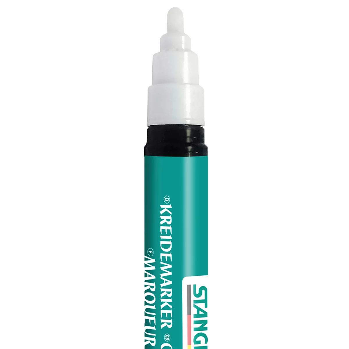 Marker cu creta lichida STANGER, 1-3 mm, alb