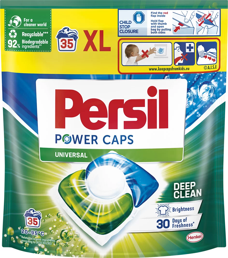 Гель для стирки вещей PERSIL Капсулы Universal, 35 шт