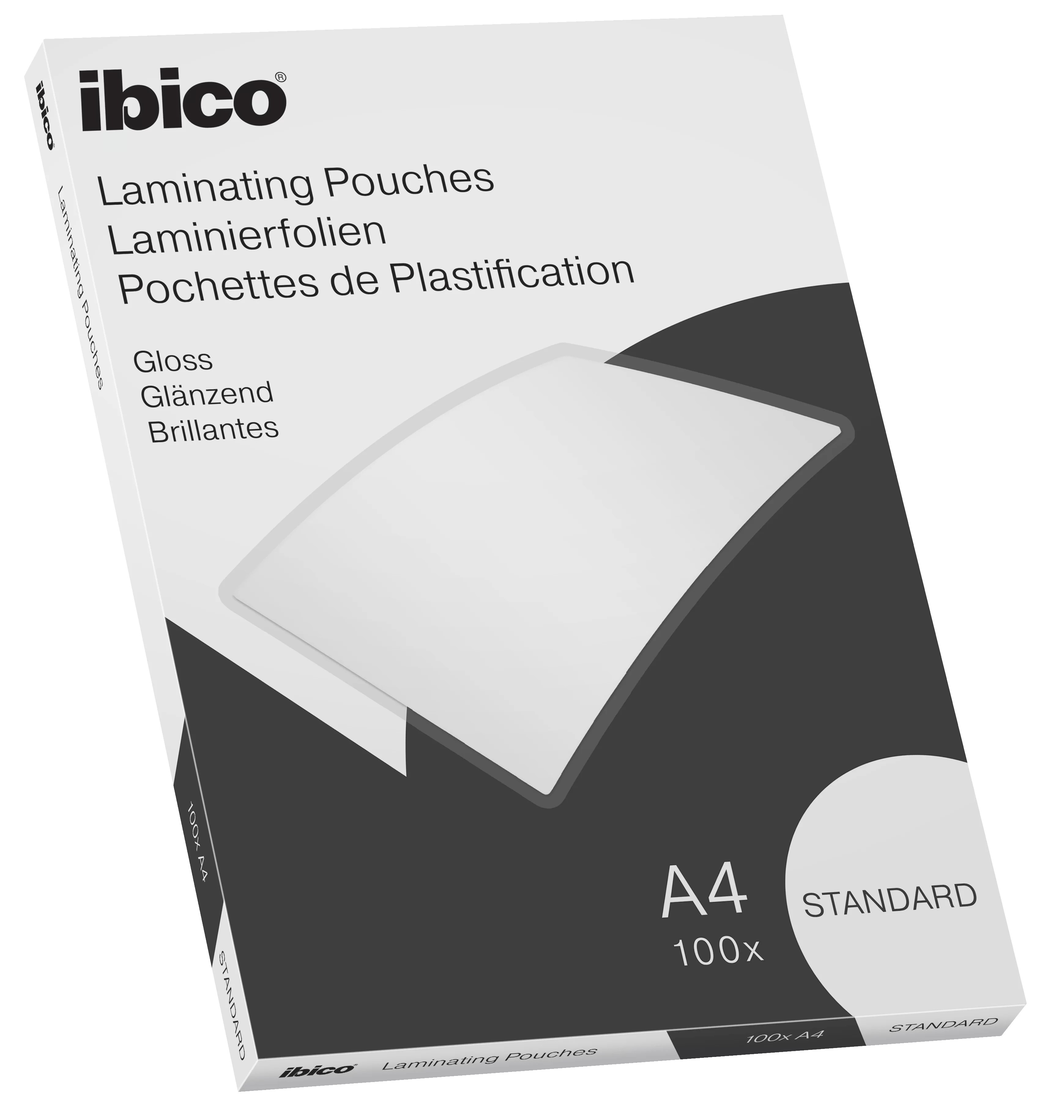 Folii pentru laminare IBICO A4, 125mic, 100 foi