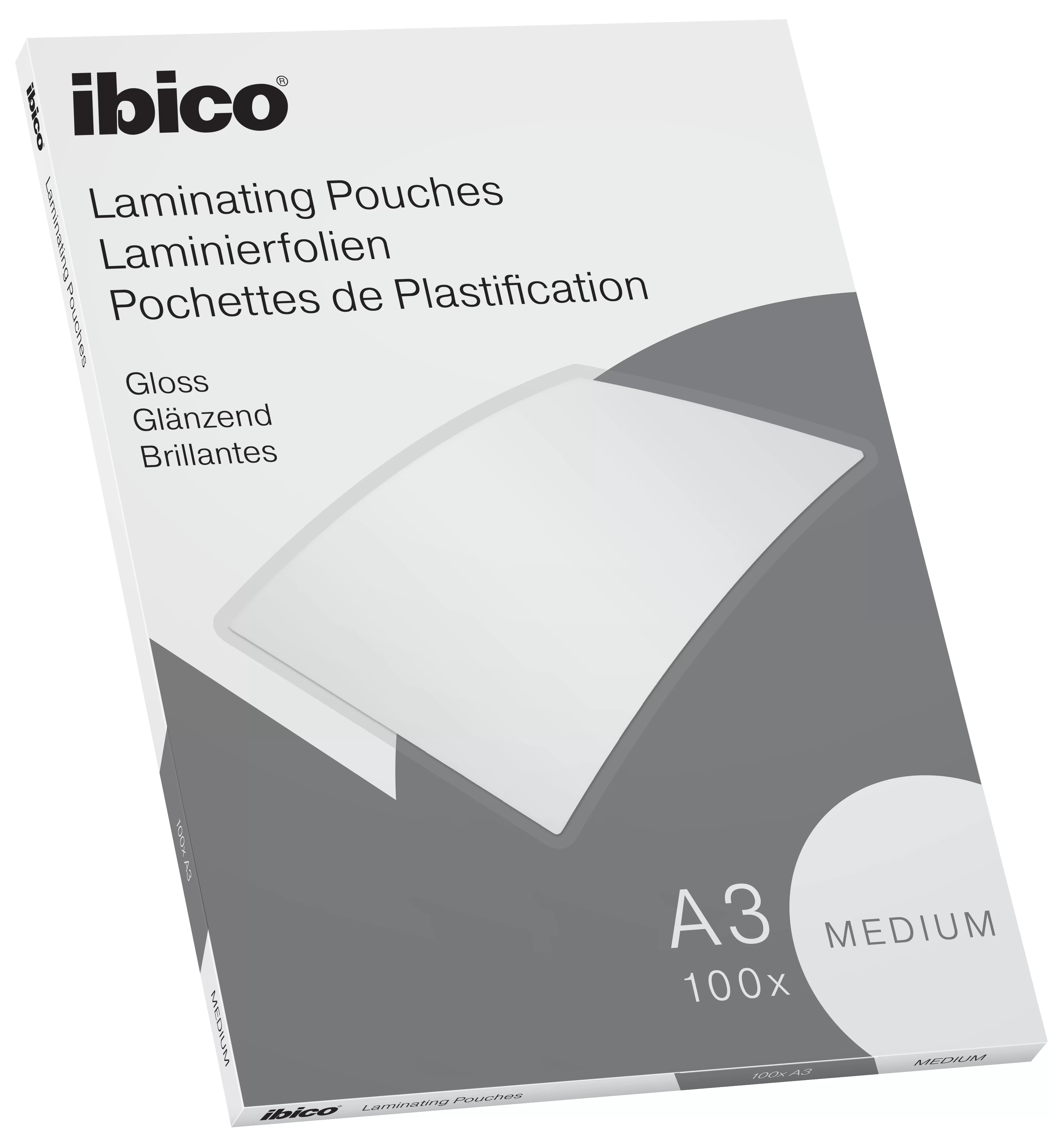 Folii pentru laminare IBICO A3, 100mic, 100 foi