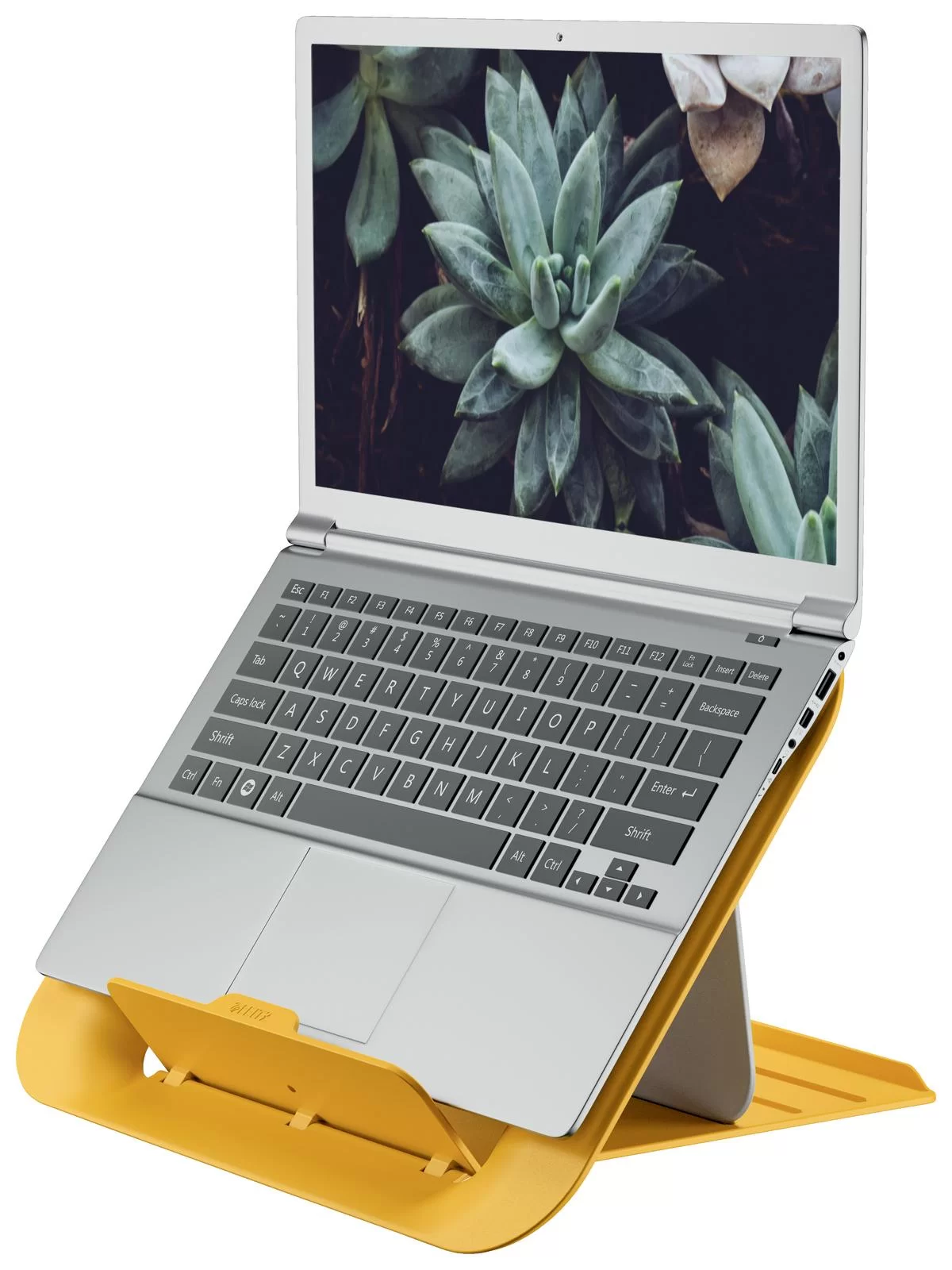 Suport p-u laptop LEITZ Cosy, reglabil, galben