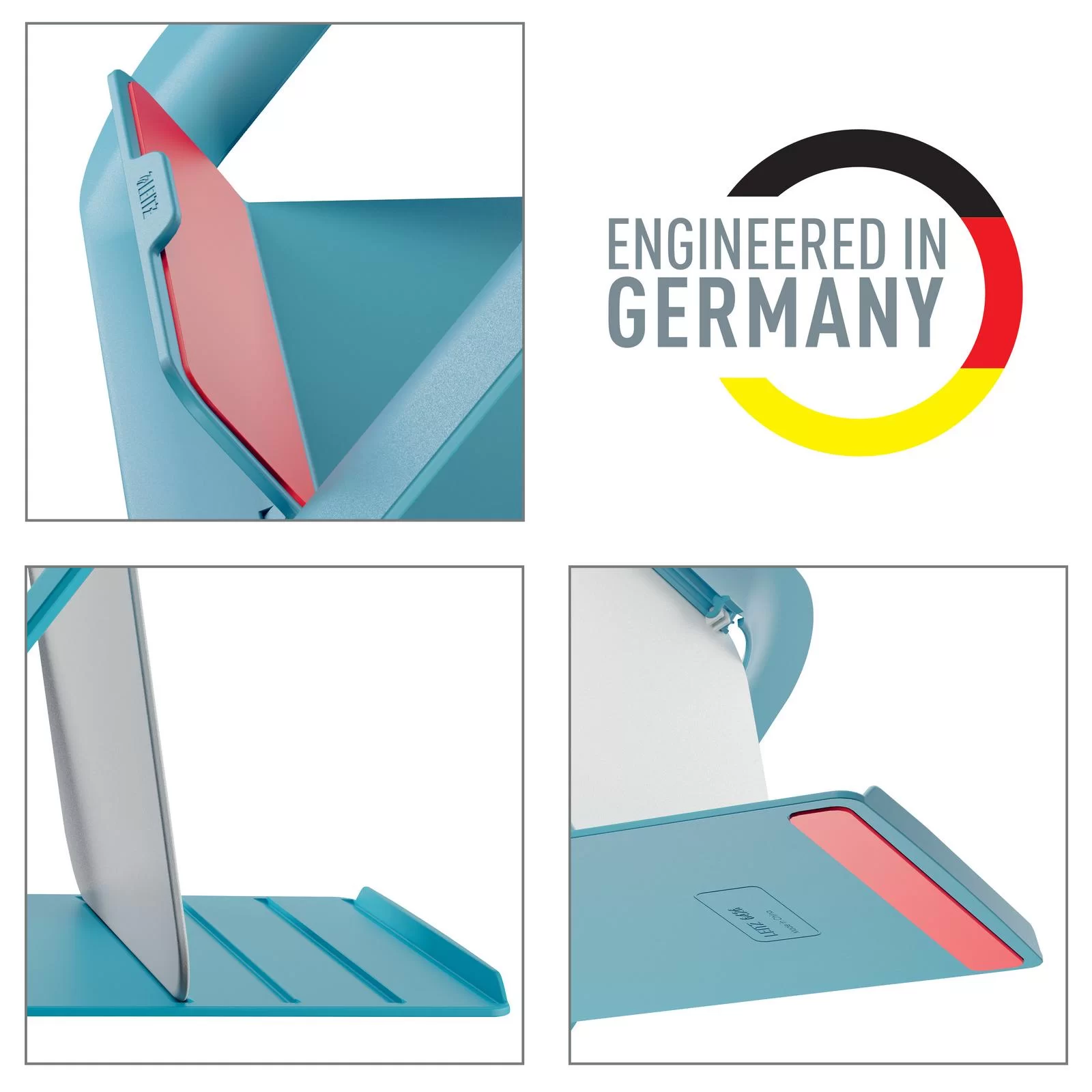 Suport p-u laptop LEITZ Cosy, reglabil, albastru