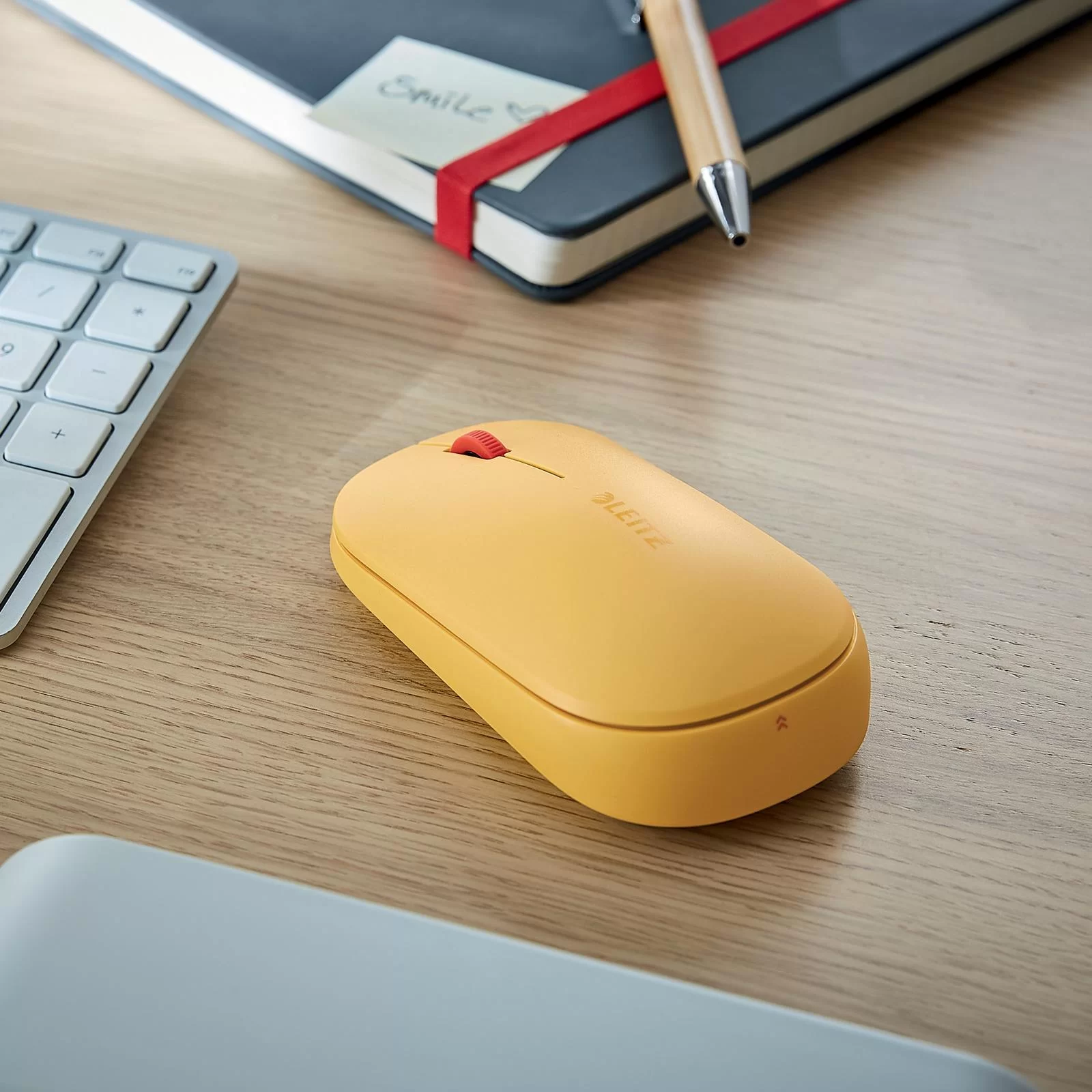 Мышка LEITZ Cosy 3 кнопки, wireless, желтая