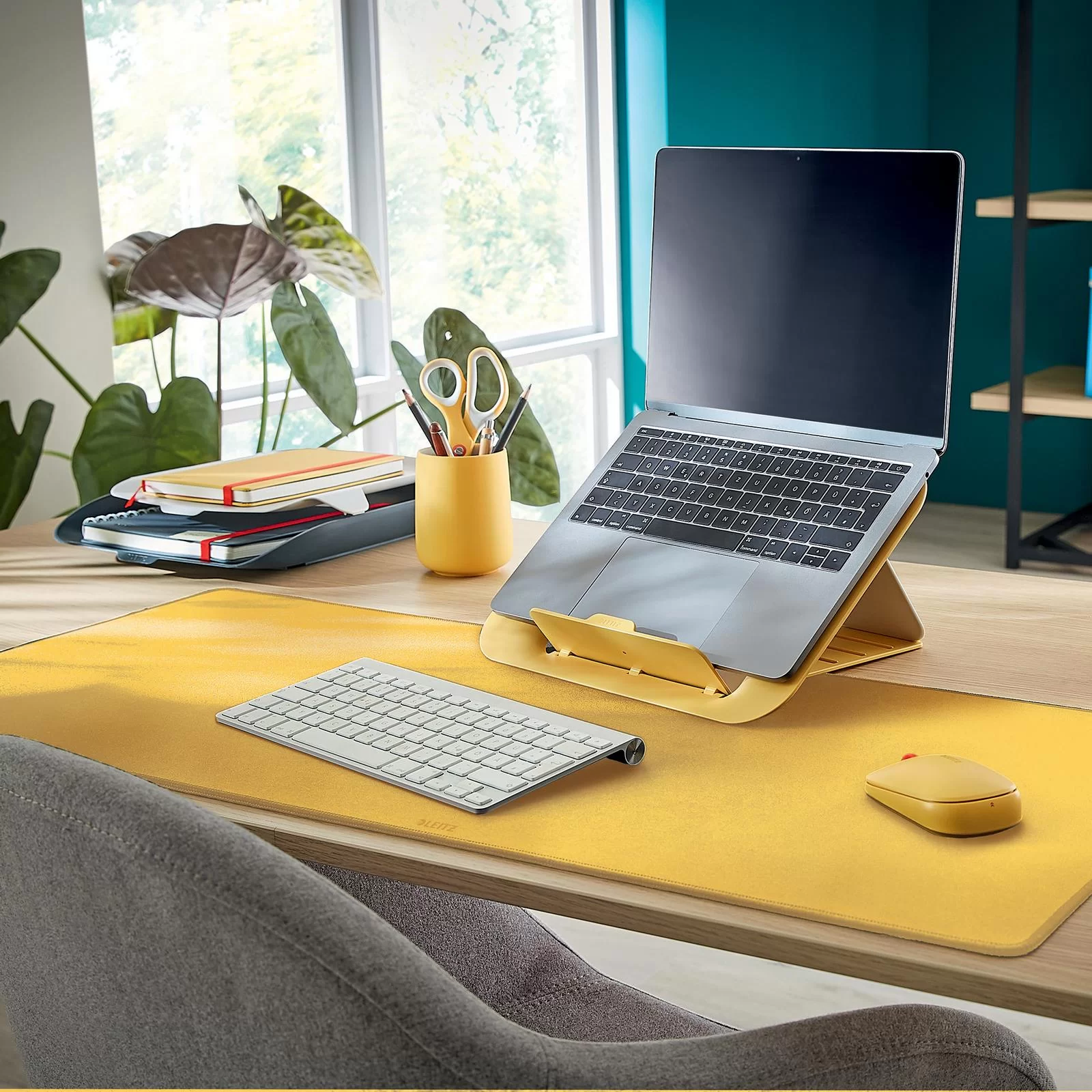 Мышка LEITZ Cosy 3 кнопки, wireless, желтая