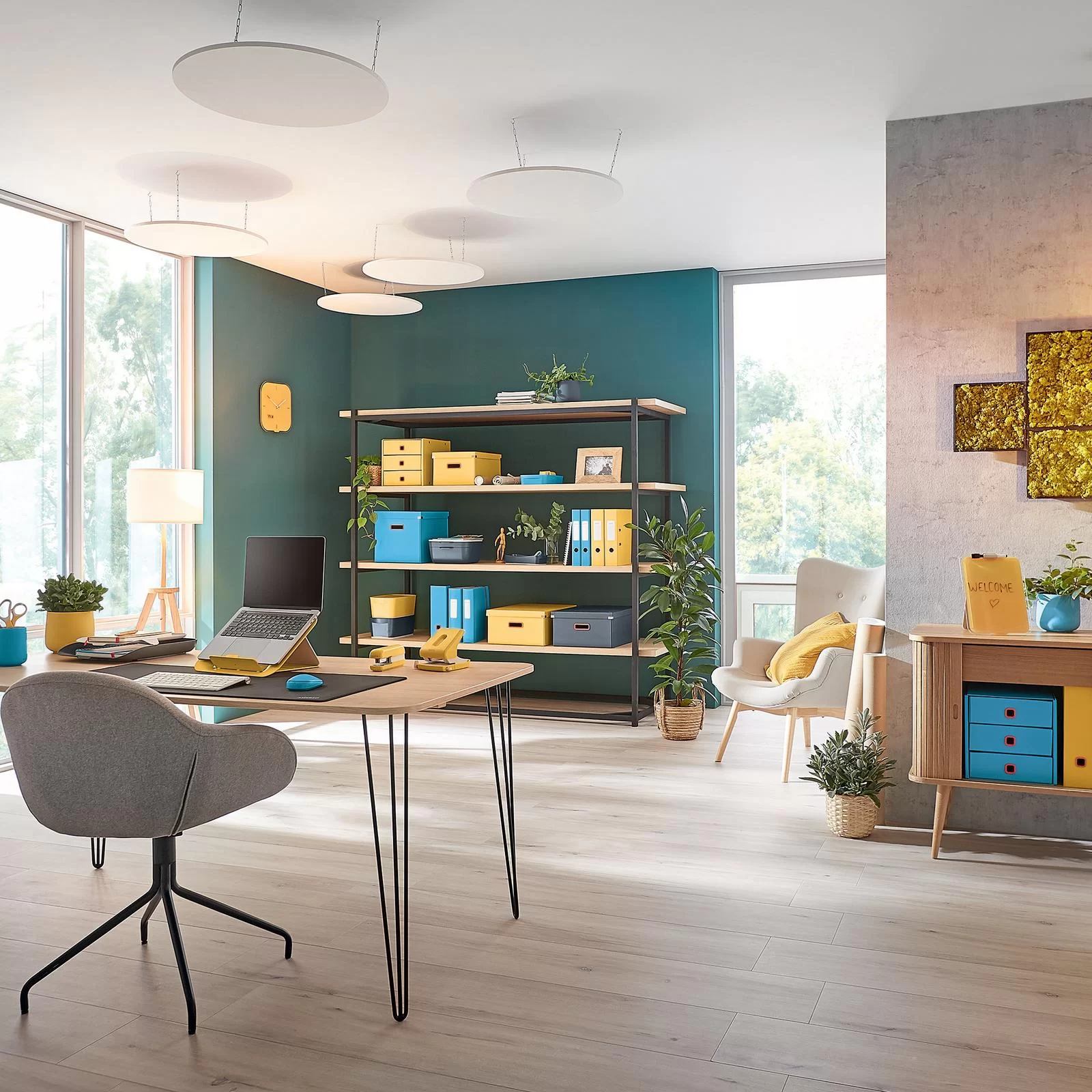 Мышка LEITZ Cosy 3 кнопки, wireless, синяя