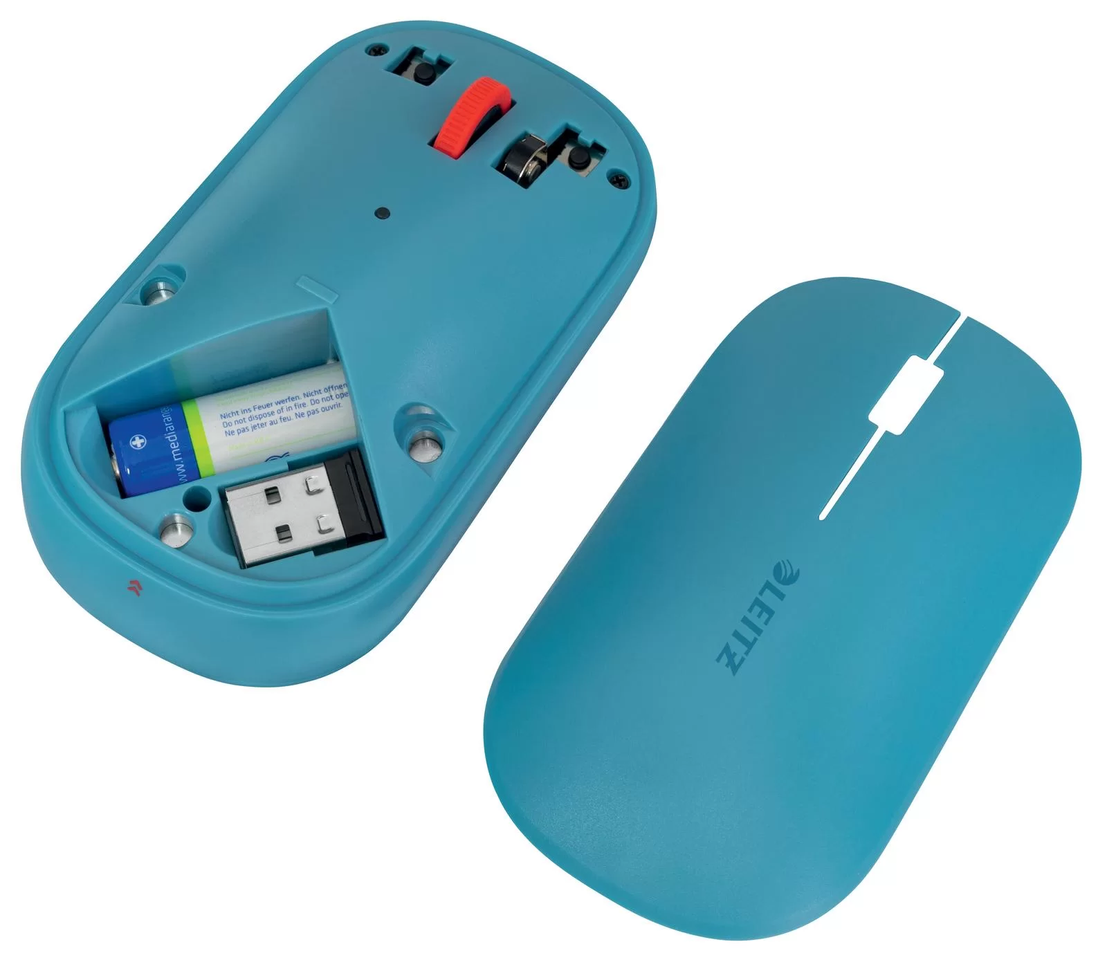 Мышка LEITZ Cosy 3 кнопки, wireless, синяя