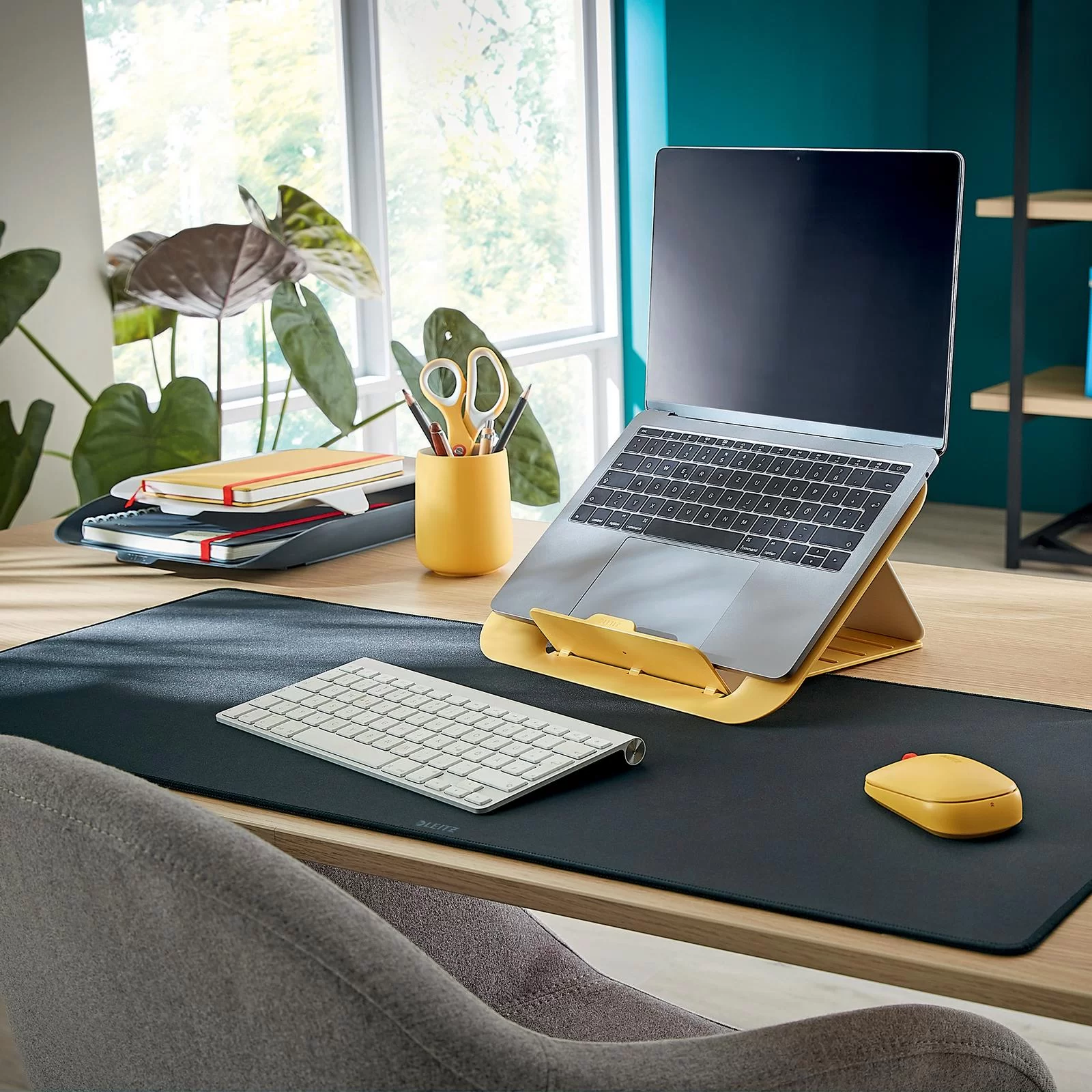 Мышка LEITZ Cosy 3 кнопки, wireless, серая