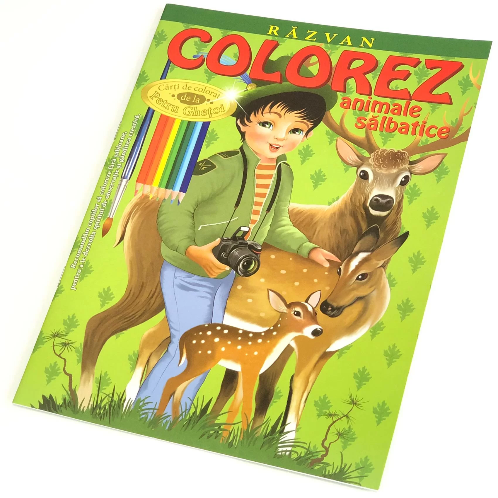 Carte de colorat Colorez Animale Salbatice