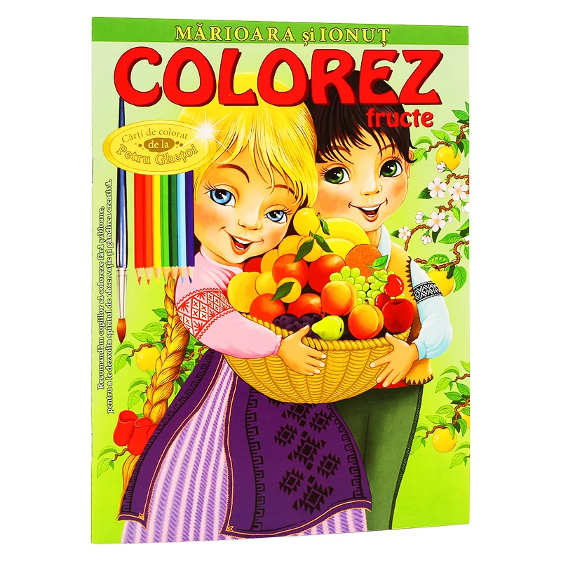Carte de colorat Colorez Fructe