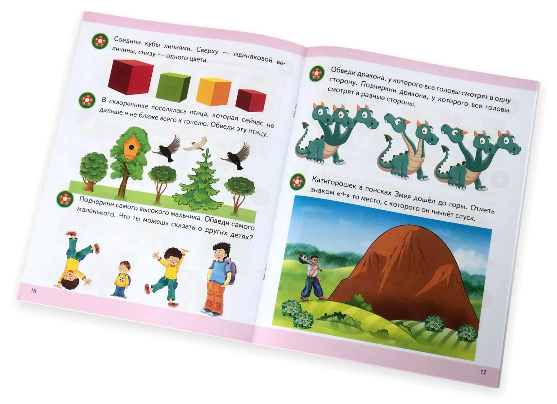 Cartea Подготовка к Школе, Логика, 3+