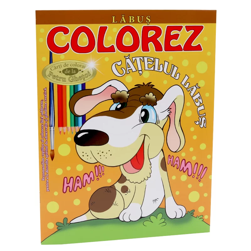 Carte de colorat Colorez Catelusi Labusi