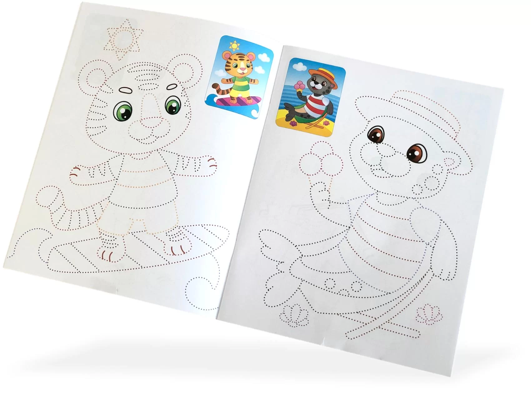 Cartea de colorat Invatam sa desenam Traseaza si color