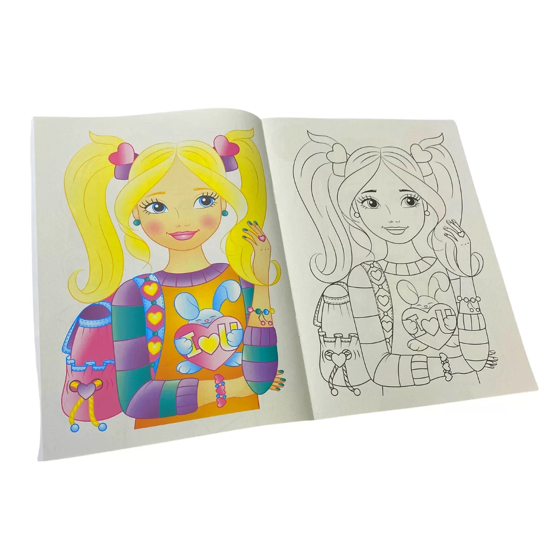Carte de colorat Privim si coloram Nicoleta