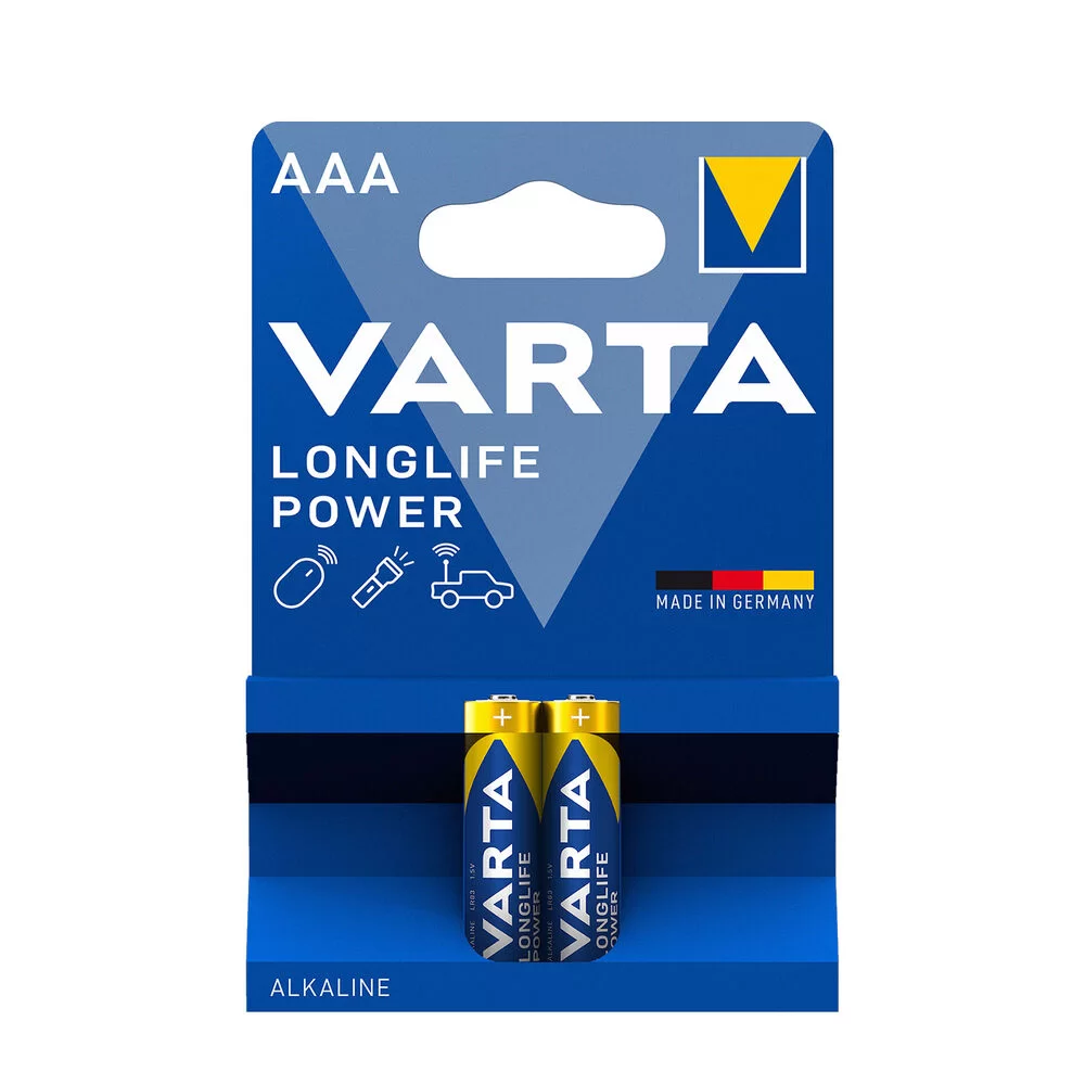 Baterie VARTA Longlife Power AAA, 2 bucati, blister