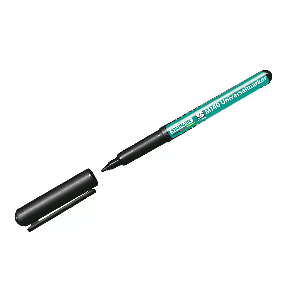 Marker permanent STANGER M140, 1 mm, negru