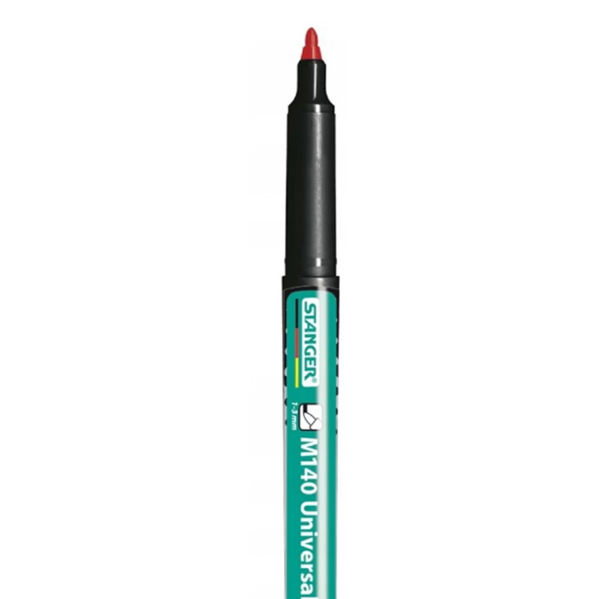Marker permanent STANGER M140, 1 mm, rosu