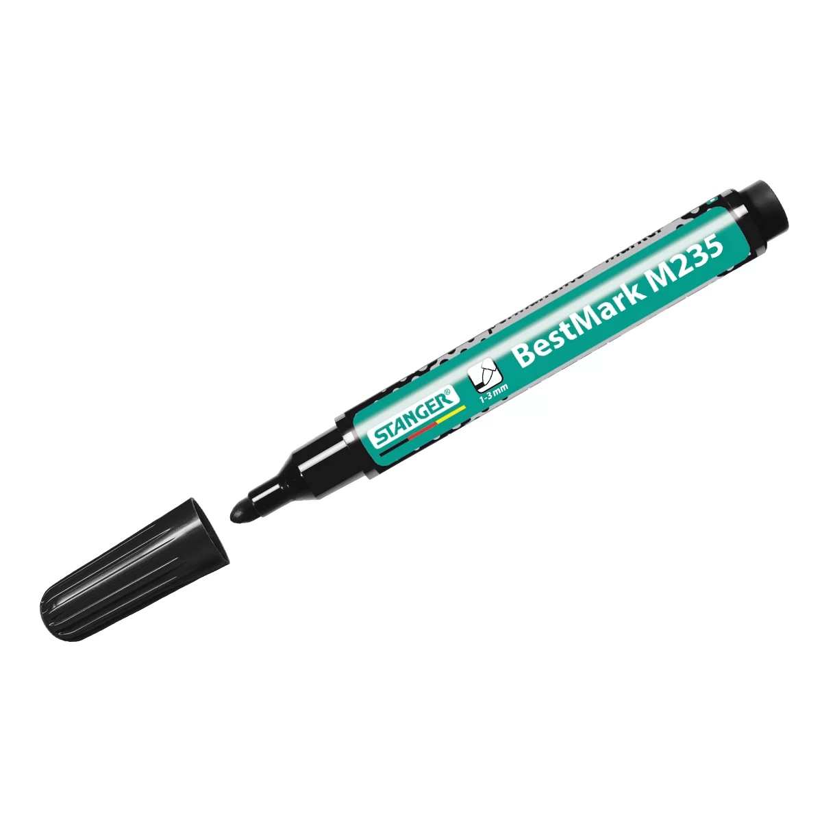 Marker permanent STANGER M235, 1-3mm, negru