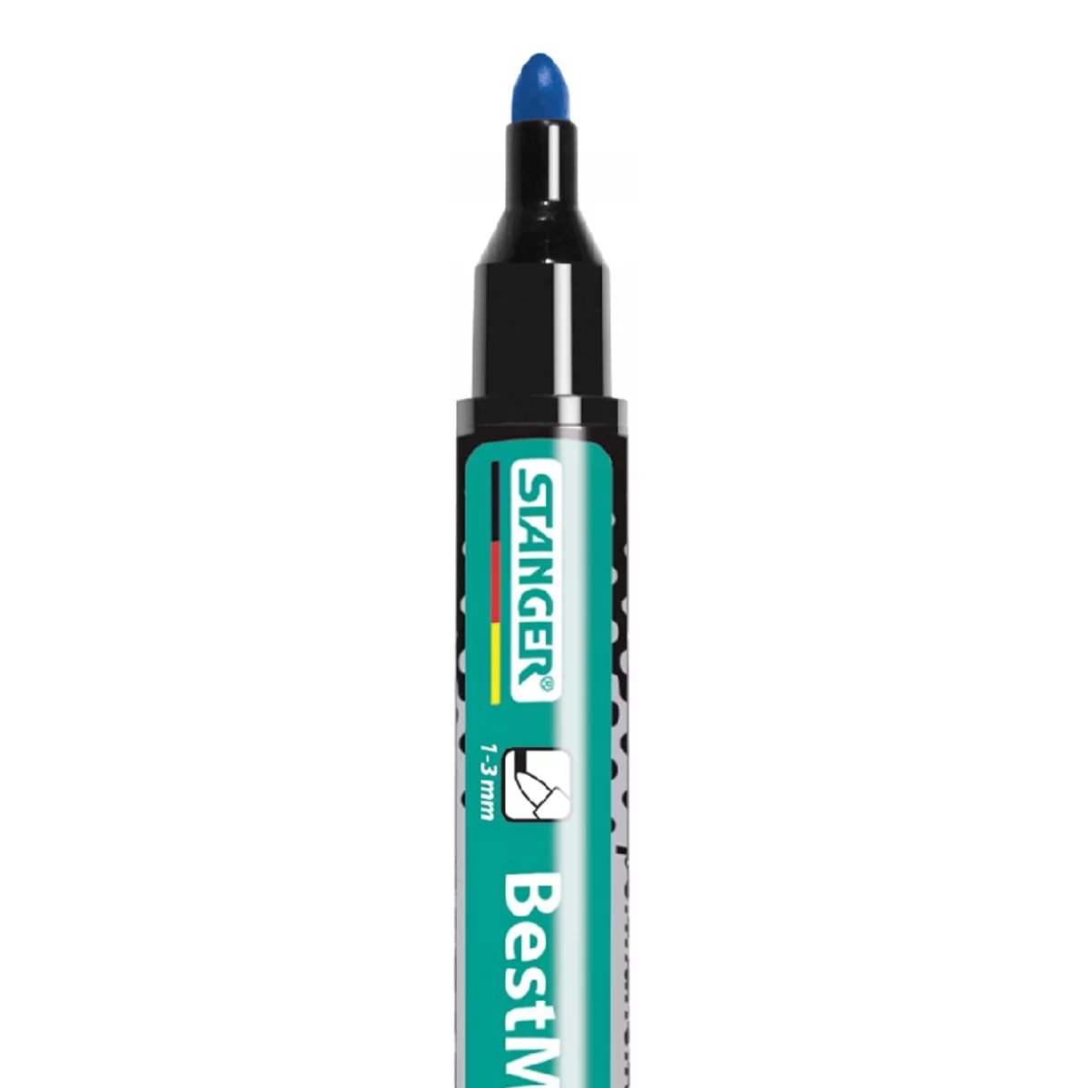 Marker permanent STANGER M235, 1-3mm, albastru