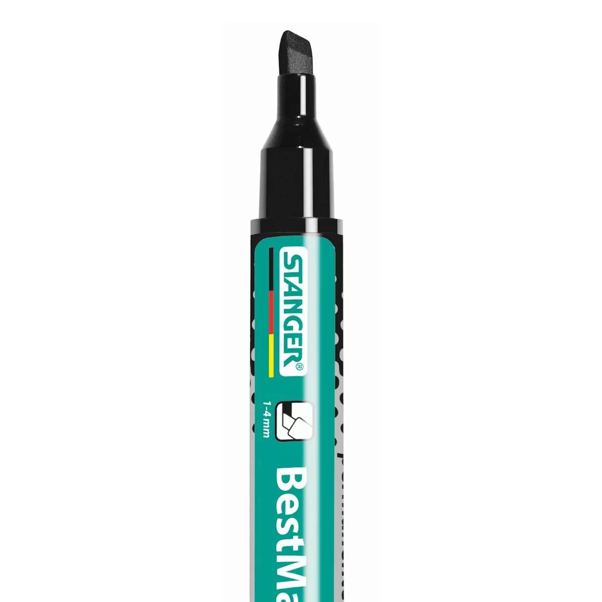 Marker permanent STANGER M236 1-4mm, retezat, negru