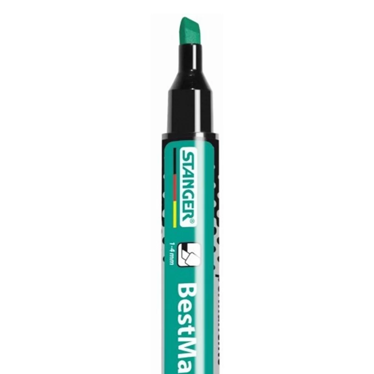 Marker permanent STANGER M236 1-4mm, retezat, verde