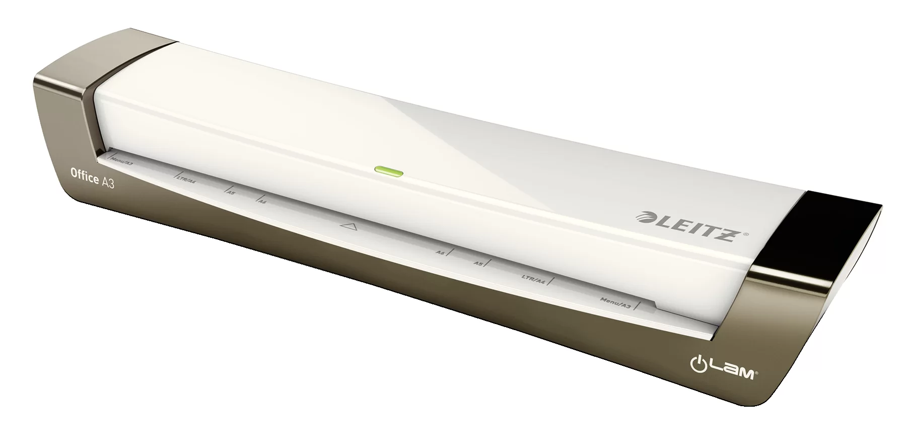 Laminator LEITZ iLam Office, 80-125 mic, A3, argintiu