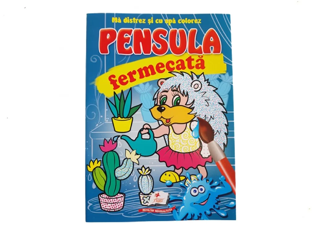 Carte de colorat Pensula fermecata Arici